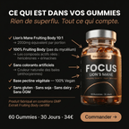 FOCUS : Lion's Mane Gummies