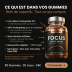 FOCUS : Lion's Mane Gummies